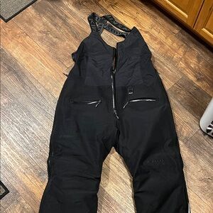 Klim Black Insulated Snow Bib Overalls